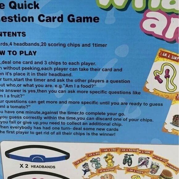 What Am I? The Quick Question Card Game NEW - Picture 6 of 12